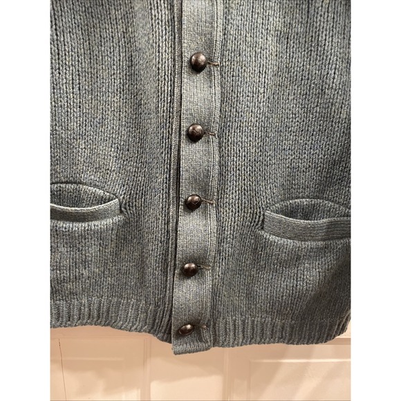 Vintage 1950s M Manhattan Mohair Blend Cardigan Sweater USA HTF Prop Classic - Picture 4 of 11